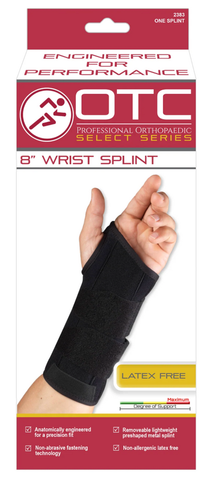 OTC 8" Wrist Brace Black
