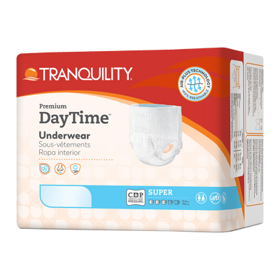 Unisex Adult Absorbent Underwear Tranquility Premium DayTime Pull On with Tear Away Seams