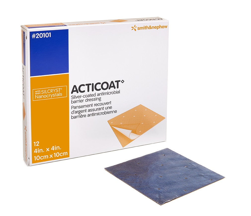 Pansement barrière antimicrobien ACTICOAT™, revêtu d'argent