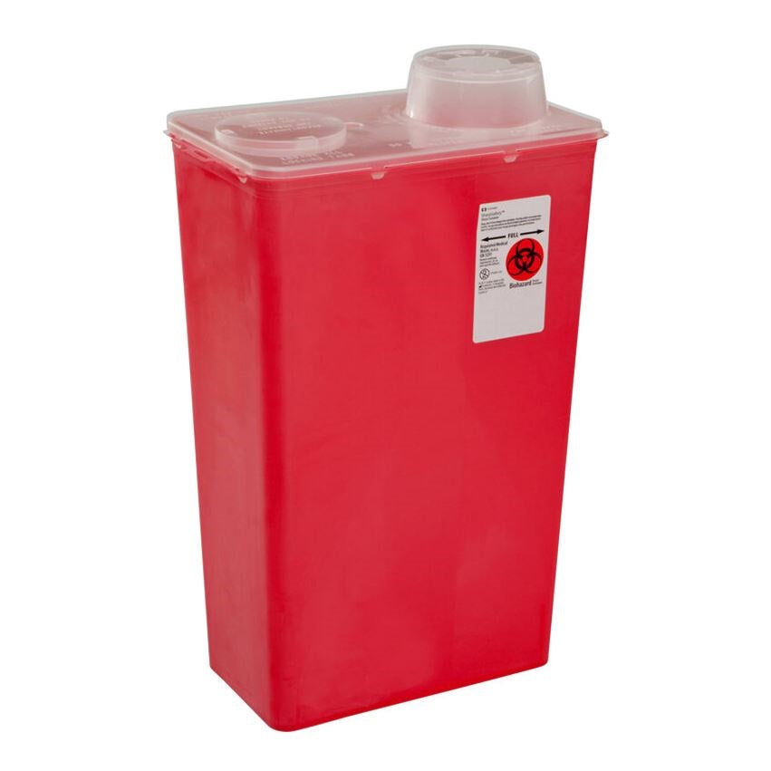 Monoject Multi-Purpose Sharps Containers with Vertical drop Lid