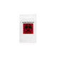 Lab Specimen Transport Bag, Zip Closure with Pouch, Clear/Black and Red