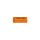 I.V. Tubing Change Label, Fluorescent Orange