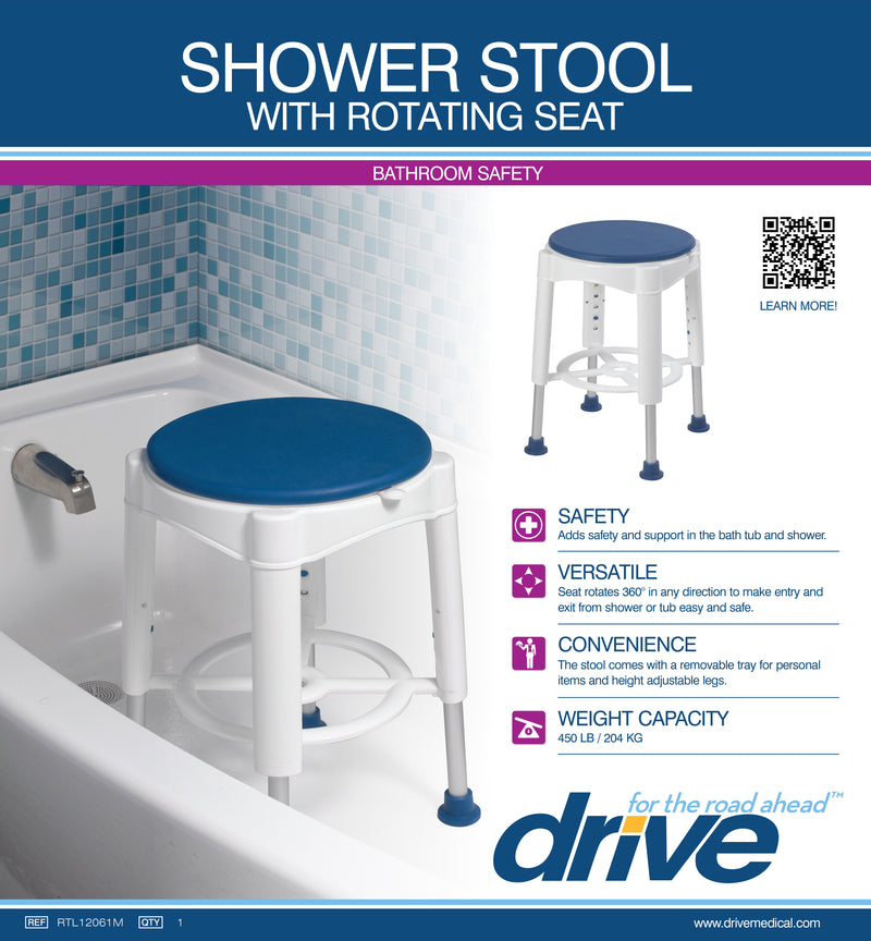 Swivel Seat Shower Stool