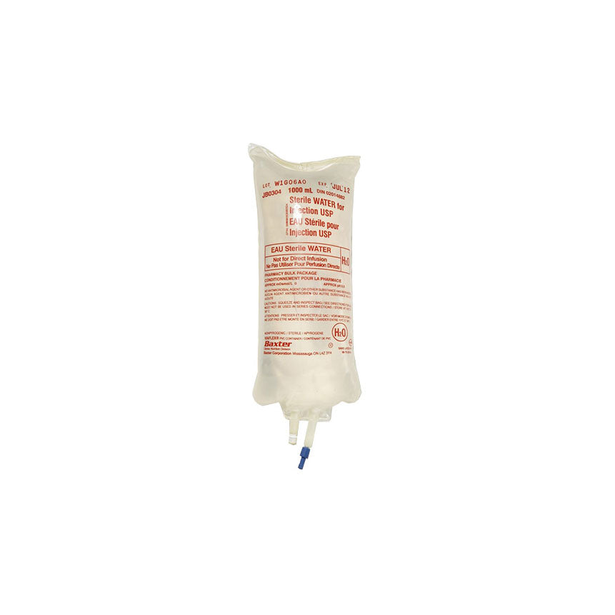 Eau stérile pour injection, 1000 mL