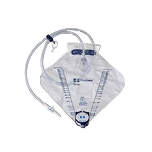 Dover™ Urine Drainage Bag Needle Sampling, Anti-Reflux Device, Drain Port 2000 mL