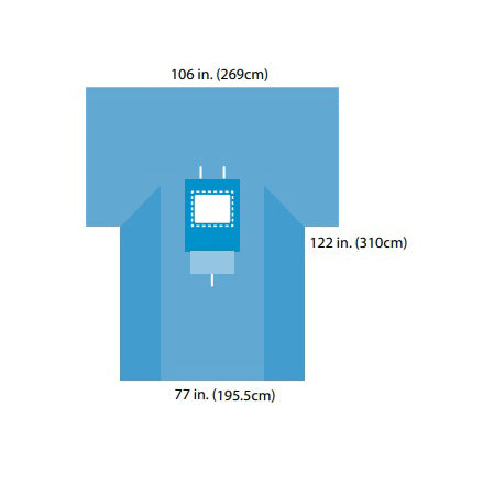 Chest/Breast Drape, Sterile, A29420