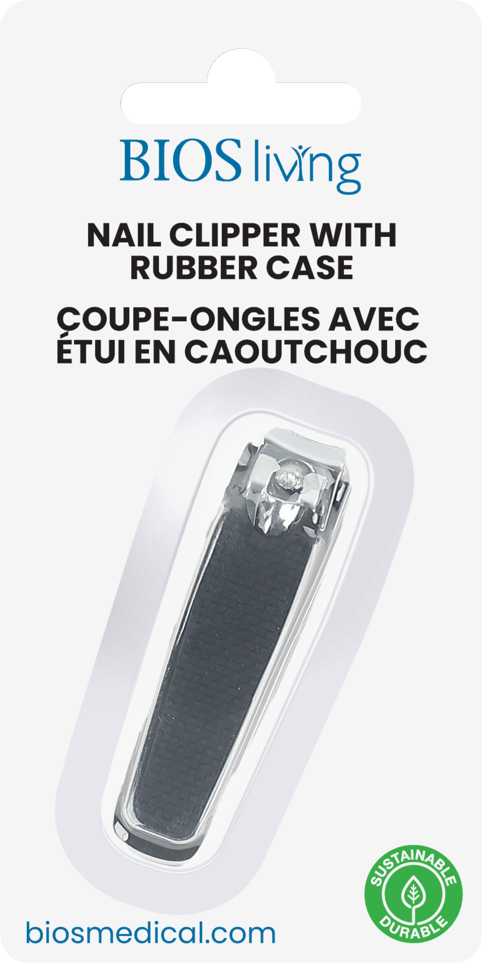 BIOS Living - Nail Clipper with Rubber Case (FP405)