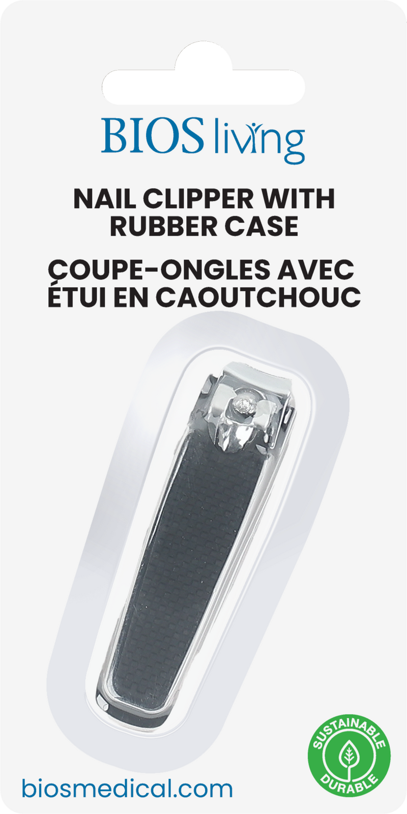 BIOS Living - Nail Clipper with Rubber Case (FP405)