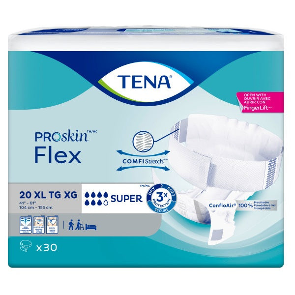 TENA Flex Incontinence Brief, Super Absorbency
