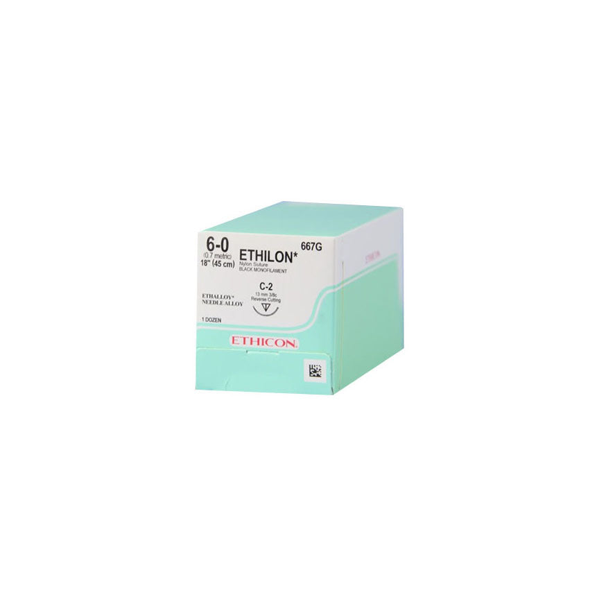 Ethilon Non Absorbable Suture, Nylon 6