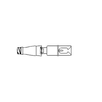 Y-Connector - for use with MicroClave, 2.4", 0.081 mL