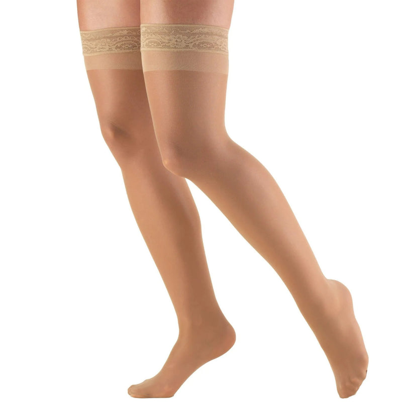 Ladies' Sheer Thigh High (Lace Top) 15-20