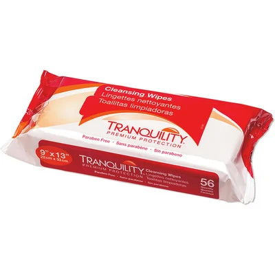 Tranquility® Personal Cleansing Wipes Disposable Washcloths 9" x 13"
