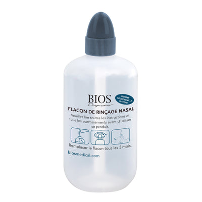 BIOS Diagnostics - Nasal Rinse Bottle - 250 ml (8.5 fl oz) (NS161)
