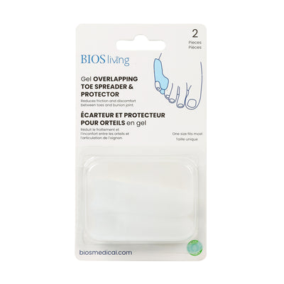 BIOS Living - Gel Overlapping Toe Spreader & Protector (FT102)