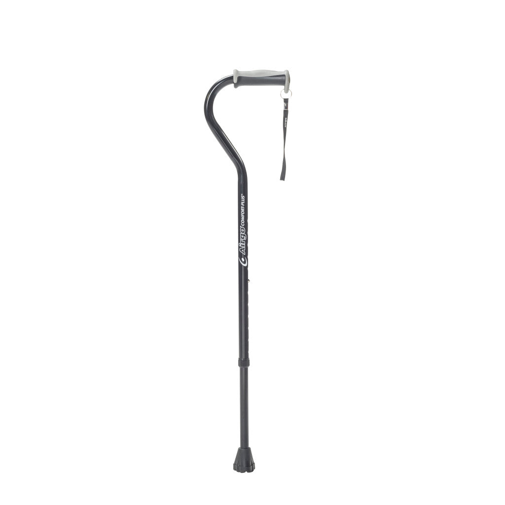 Canne en aluminium Airgo Comfort-Plus, poignée décalée