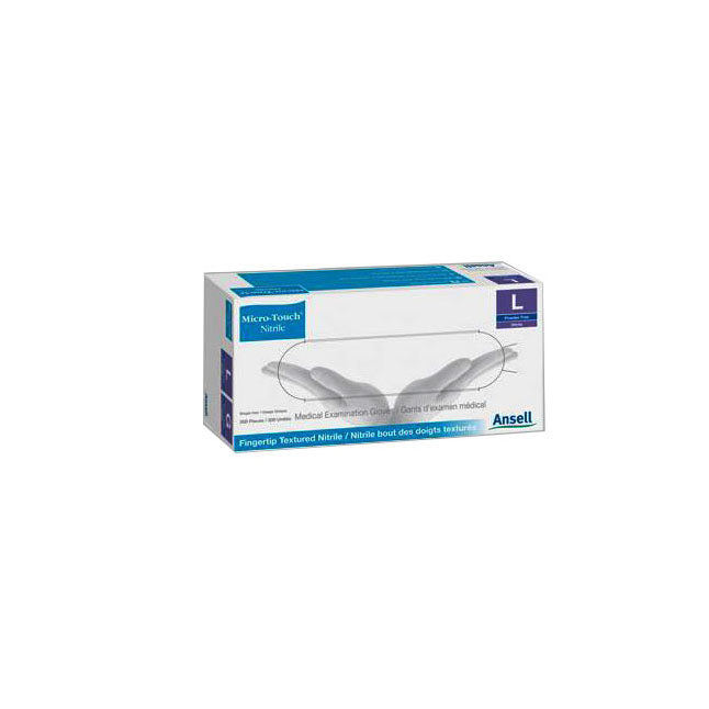 Micro-Touch Examination Glove, Nitrile, Blue