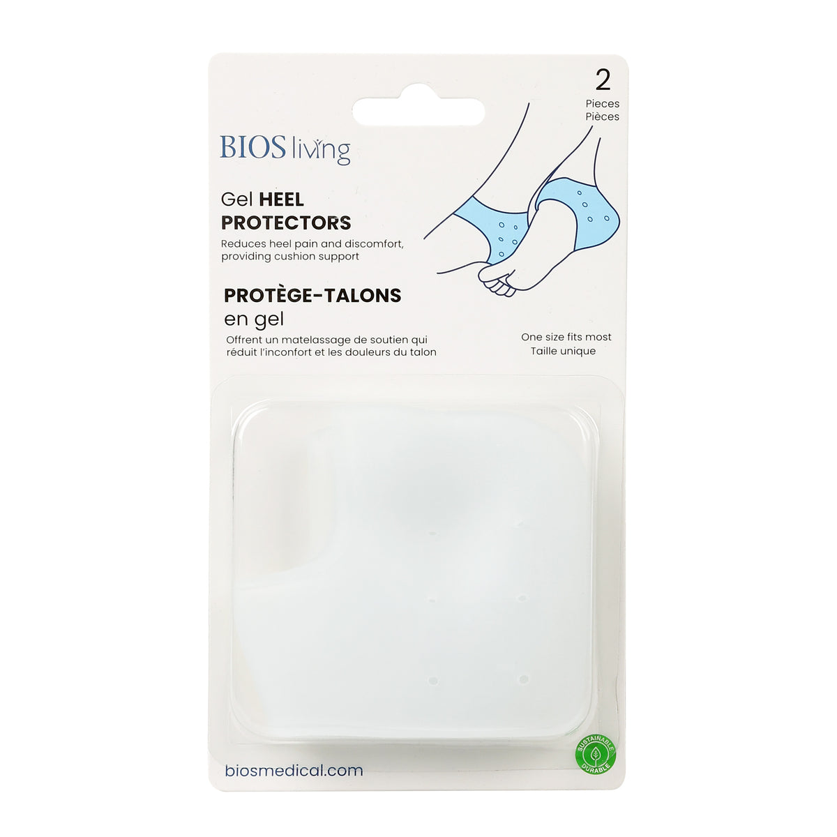 BIOS Living - Gel Heel Protectors (FT117)