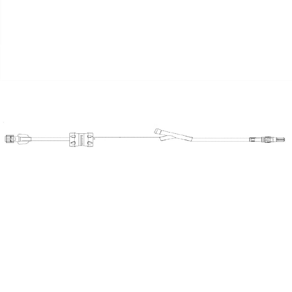Ensemble d'extension, Macrobore, pré-percé en Y, régulateur de débit Easy Drop™, 18 po