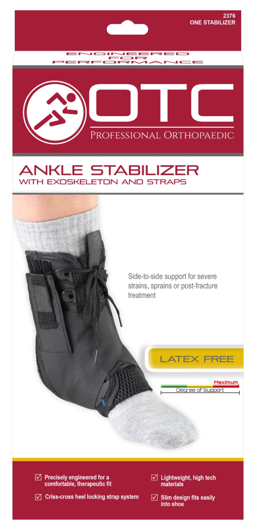 OTC Ankle Stabilizer (Straps) Black