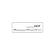 Anesthesia Label, 1" Core, W1/2" X L1-1/2"