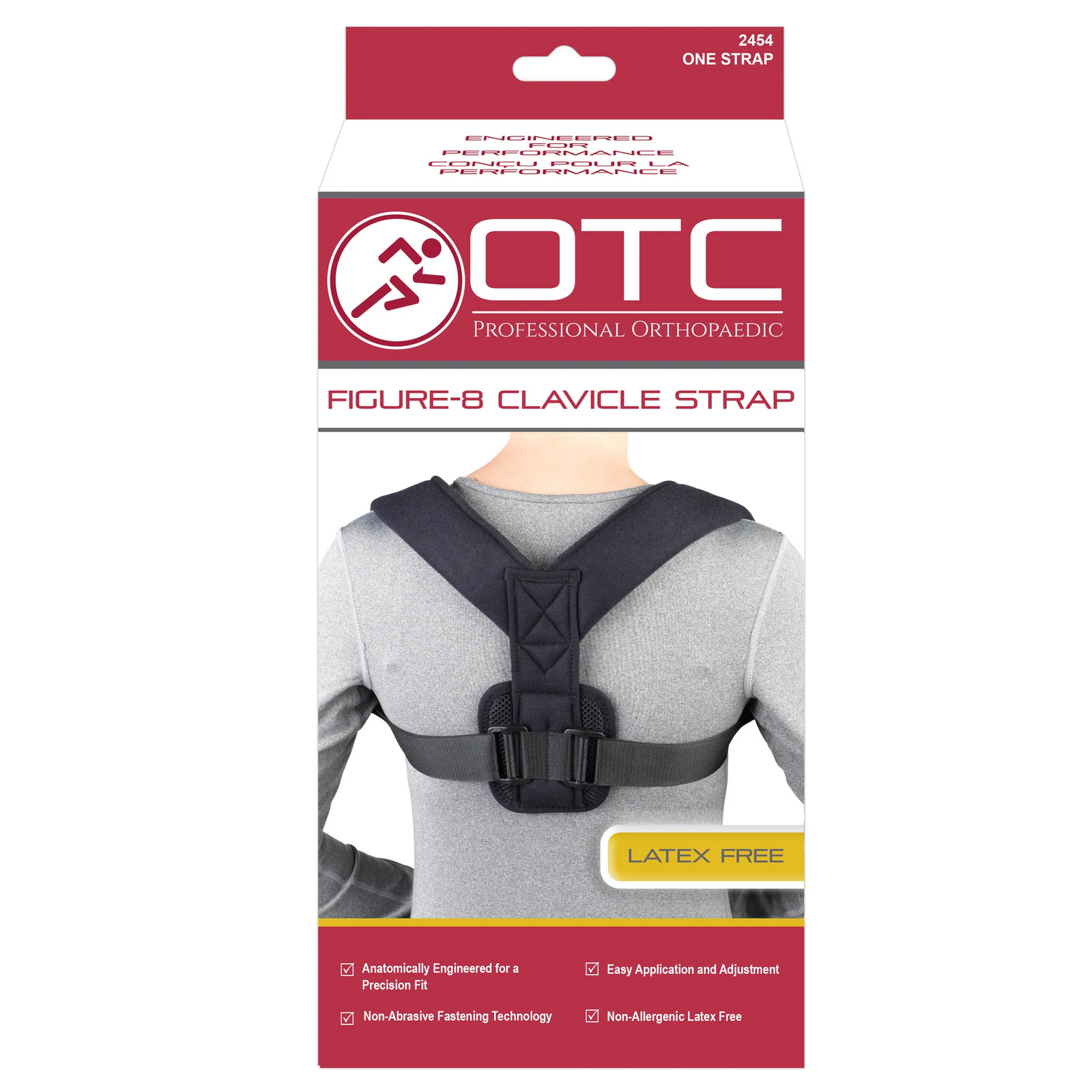 OTC Clavicle Strap (Figure 8 Design) Black