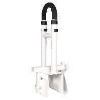 Bathtub Safety Rail/Rubber Hand Grip White/Height: 19"
