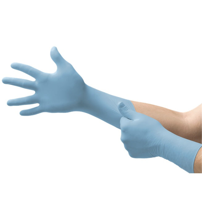 Micro-Touch® Nitra-Tex® Examination Glove, Nitrile, Pair, Blue