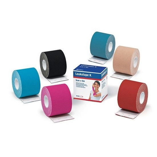 Leukotape® K Adhesive Tape, Elastic, Beige