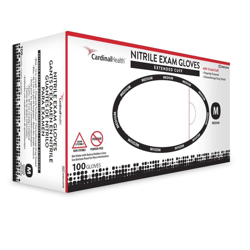12’’ Extended Cuff Nitrile Exam Gloves