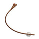 Dover™ Silver Coated 100% Silicone Foley Catheters, Specialty, 5 cc, 2-Way, Coudé Tip